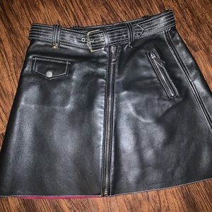 Super Cute and Stylish Maje leather skirt